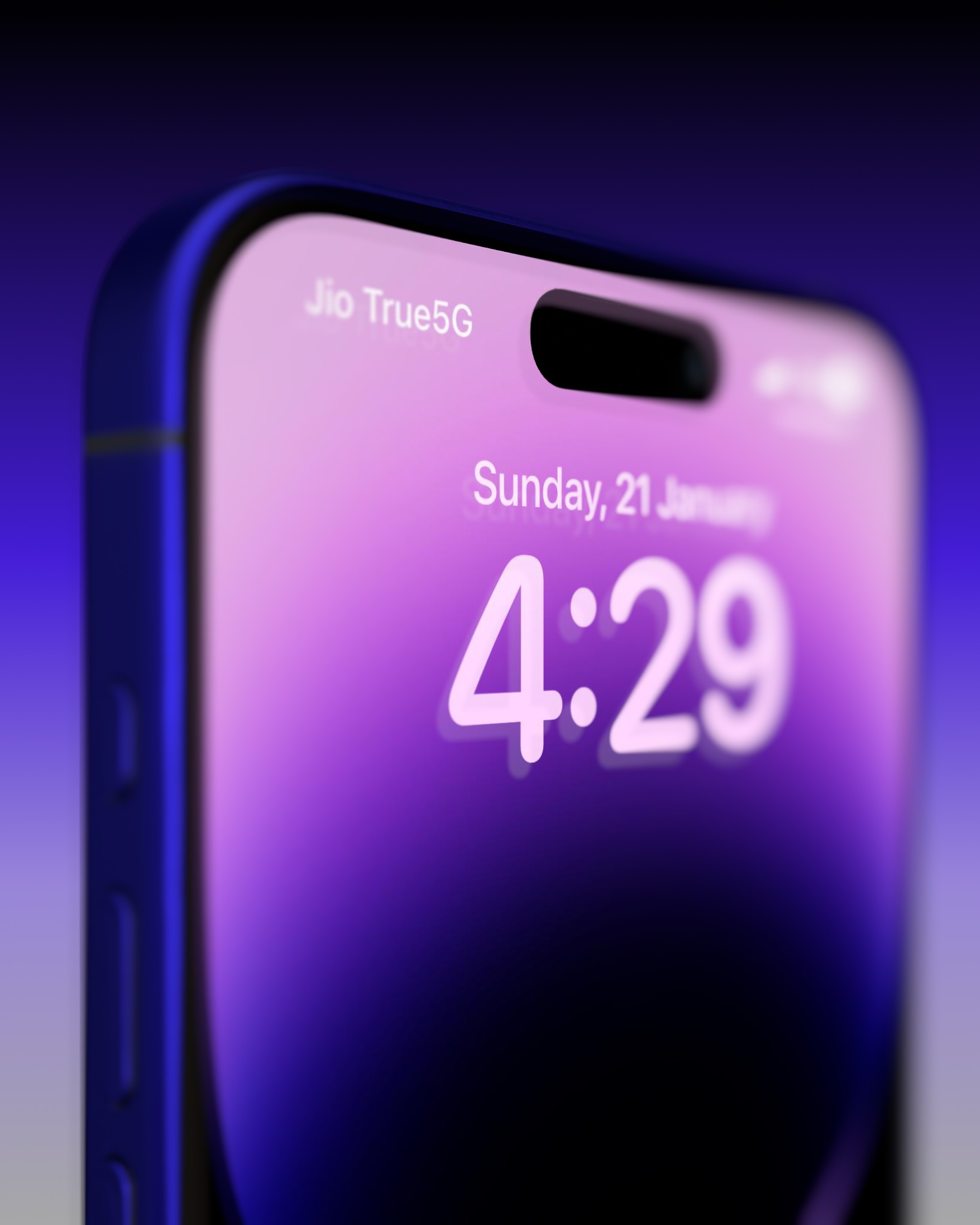 Purple phone, a still design made in Raylight