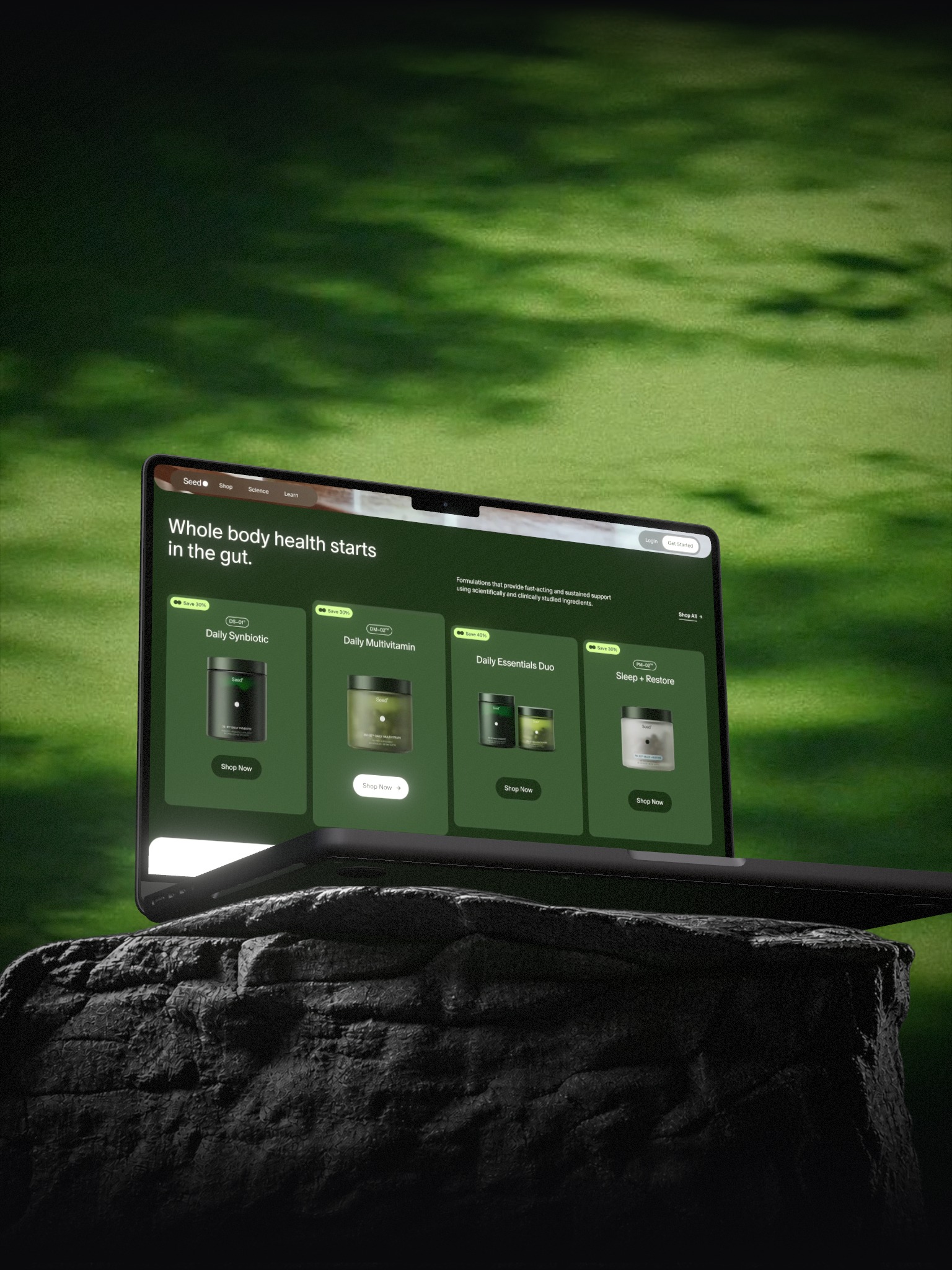 Green health, a still design made in Raylight