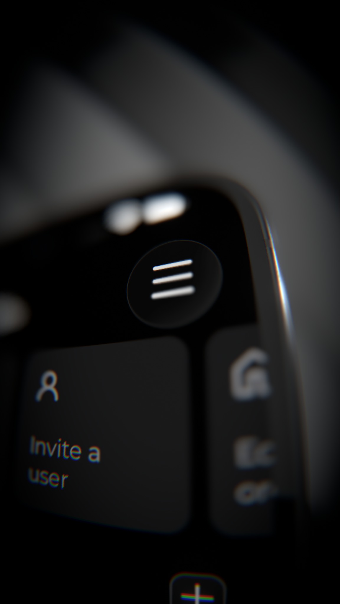 Mobile app 3d header, a still design made in Raylight