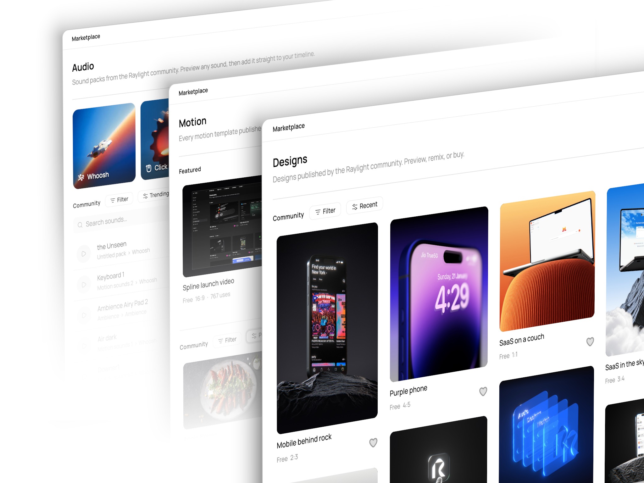 Raylight design mode, a still design made in Raylight